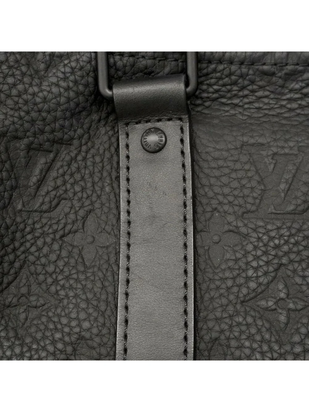 Louis Vuitton Handbag Taurillon Keepall Bandouliere 25 Black 2-Way